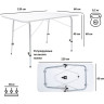 Стол GREEN GLADE 5603 M5603
